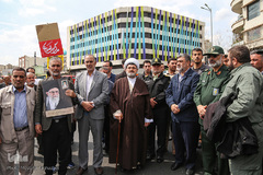 حمایت نمازگزاران جمعه از سپاه