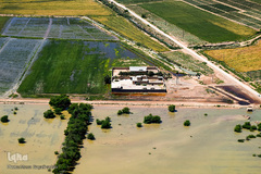 تصاویر هوایی مناطق سیل زده خوستان