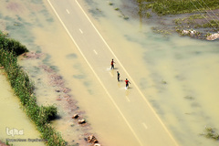 تصاویر هوایی مناطق سیل زده خوستان