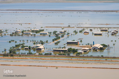 تصاویر هوایی مناطق سیل زده خوستان