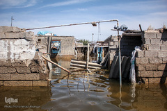 هوفل علی‌آباد گرفتار در سیل