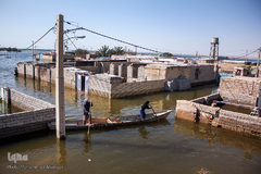 هوفل علی‌آباد گرفتار در سیل