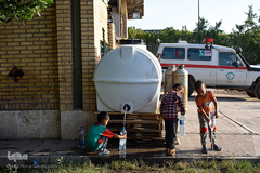 اسکان سیل‌زدگان روستای دریسیه