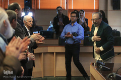 مراسم رونمایی مجموعه کتاب‌های دانشنامه نهضت هنرهای مردمی ایران شامل ۴ تالیف اخیر هادی سیف. پژوهشگر هنرهای مردمی