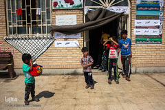 اسکان سیل‌زدگان خوزستانی در یادمان شهدای هویزه