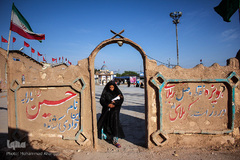 اسکان سیل‌زدگان خوزستانی در یادمان شهدای هویزه