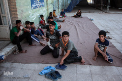 اسکان سیل‌زدگان خوزستانی در یادمان شهدای هویزه