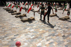 اسکان سیل‌زدگان خوزستانی در یادمان شهدای هویزه