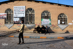 اسکان سیل‌زدگان خوزستانی در یادمان شهدای هویزه