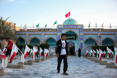 اسکان سیل‌زدگان خوزستانی در یادمان شهدای هویزه