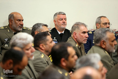 دیدار جمعی از فرماندهان ارتش و نیروی زمینی با رهبر انقلاب