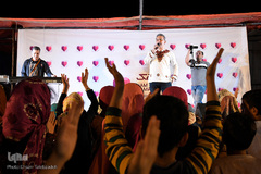 جشن نیمه شعبان در منطقه سیل‌زده پلدختر