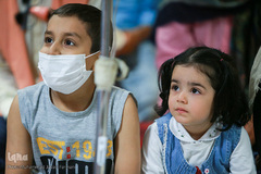 جشن نیمه شعبان کنار کودکان سرطانی