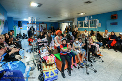 جشن نیمه شعبان کنار کودکان سرطانی