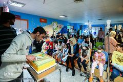 جشن نیمه شعبان کنار کودکان سرطانی