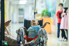 جشن نیمه شعبان کنار کودکان سرطانی