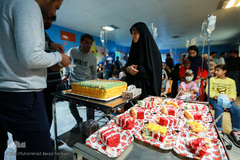 جشن نیمه شعبان کنار کودکان سرطانی