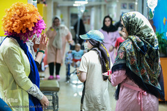 جشن نیمه شعبان کنار کودکان سرطانی