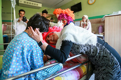 جشن نیمه شعبان کنار کودکان سرطانی