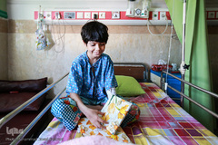 جشن نیمه شعبان کنار کودکان سرطانی