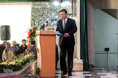 گو آن مین، نماینده ویژه کشور چین در افتتاحیه سی و دومین نمایشگاه بین المللی کتاب تهران