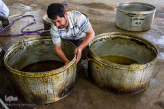 پخت غذا برای سیل‌زدگان خوزستانی توسط موکب‌های خمینی‌شهر