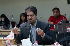 سید علیرضا واسعی، دانشیار پژوهشگاه علوم و فرهنگ اسلامی در نشست همایش مناسبات فلسفه و تمدن در جهان اسلام