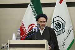 حجت‌الاسلام والمسلمین سیدمهدی خاموشی، نماینده ولی فقیه و رئیس سازمان اوقاف و امور خیریه در مراسم تجلیل از رسانه‌ها، خبرنگاران برتر و دستگاه‌های مشارکت‌کننده در مسابقات بین‌المللی قرآن