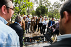 زیارت قبور اساتید قرآنی به مناسبت روز معلم