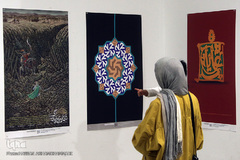 افتتاح پانزدهمین نمایشگاه حروف نگاری پوستر «اسماء الحسنی» در خانه هنرمندان ایران
