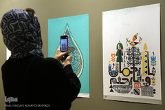 افتتاح پانزدهمین نمایشگاه حروف نگاری پوستر «اسماء الحسنی» در خانه هنرمندان ایران