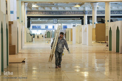 آماده‌سازی نمایشگاه بین‌المللی قرآن