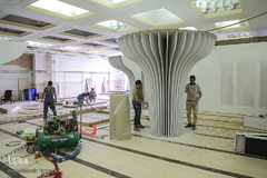 آماده‌سازی نمایشگاه بین‌المللی قرآن