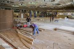 آماده‌سازی نمایشگاه بین‌المللی قرآن