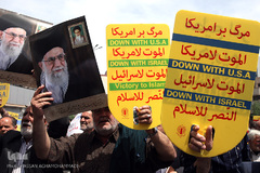 راهپیمایی نمازگزاران تهرانی در حمایت از بیانیه شورای عالی امنیت ملی