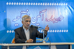 عبدالهادی فقهی‌زاده، معاون قرآن و عترت وزارت فرهنگ و ارشاد اسلامی در افتتاح بخش دانشگاهی نمایشگاه قرآن