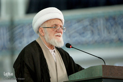 آیت الله محمدعلی تسخیری در افتتاح بخش بین الملل نمایشگاه قرآن