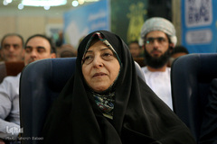 معصومه ابتکار در افتتاح بخش بین الملل نمایشگاه قرآن