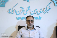 صادق صاحبی، مدیر کمیته نظارت و ارزیابی نمایشگاه قران در غرفه ایکنا