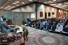 تلاوت حامد شاکرنژاد، قاری بین المللی قرآن کریم در محفل انس با قرآن بنیاد مستضعفان و جانبازان