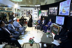 نشست پیام جهانی اربعین در چهارمین روز از بیست و هفتمین نمایشگاه بین المللی قرآن