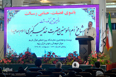 احمد مسجد جامعی، عضو شورای شهر تهران در پنجمین آیین نکوداشت مقام حضرت خدیجه(س)