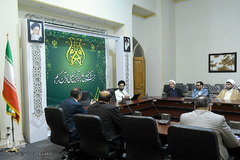 جلسه ستاد اجرایی با معاون نمایشگاه در ششمین روز بیست و هفتمین نمایشگاه بین المللی قرآن کریم