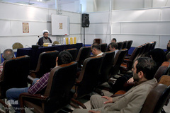 نشست علمی المعجم فی فقه لغه القرآن و سر بلاغته در ششمین روز بیست و هفتمین نمایشگاه بین المللی قرآن کریم