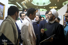 بازدید حجت‌الاسلام احمد مازنی از ششمین روز بیست و هفتمین نمایشگاه بین المللی قرآن کریم