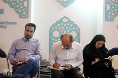 برگزاری کافه محفل در غرفه ایکنا در هفتمین روز نمایشگاه قرآن کریم