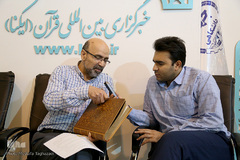 غرفه ایکنا در هشتمین روز نمایشگاه قرآن کریم