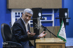 عبدالهادی فقهی‌زاده، معاون قرآن و عترت وزارت فرهنگ و ارشاد اسلامی در افتتاح استودیوی تخصصی ضبط آثار صوتی و تصویری مهد قرآن
