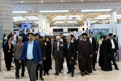 بازدید محمدرضا عارف از یازدهمین روز بیست و هفتمین نمایشگاه بین‌المللی قرآن