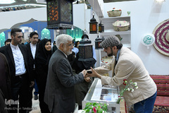 بازدید محمدرضا عارف از یازدهمین روز بیست و هفتمین نمایشگاه بین‌المللی قرآن